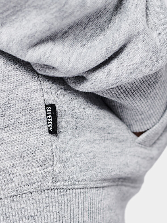 Sweatshirt with logo embroidery - 2