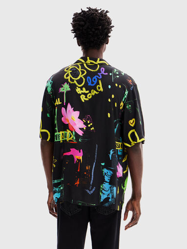 AUBREY shirt with multicolour print - 2