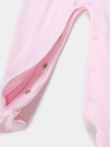Blue overalls with embroidery - 5