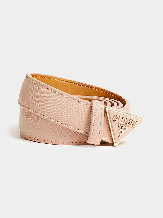 ALEXIE belt with triangle logo buckle - 1