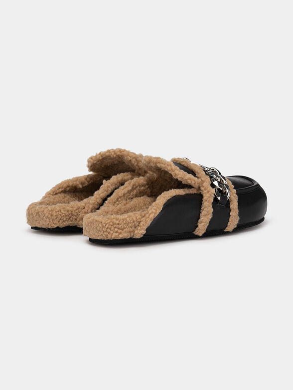 ODESSA slippers with decorative chain - 3