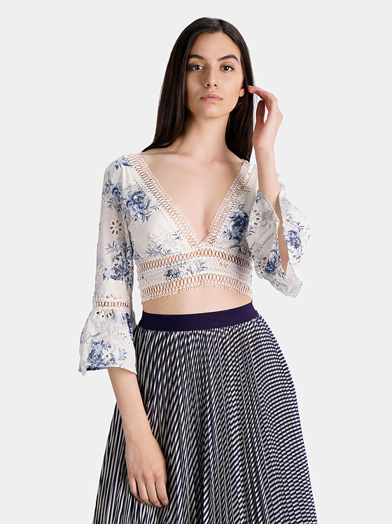 TRISTA Top with embroidery details - 1