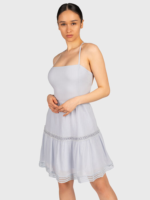 Mini dress with bare back 