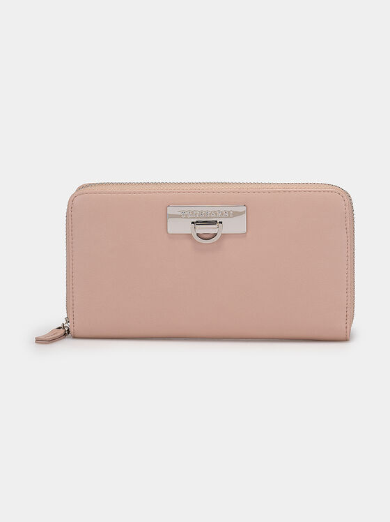 Wallet with metal logo detail - 1