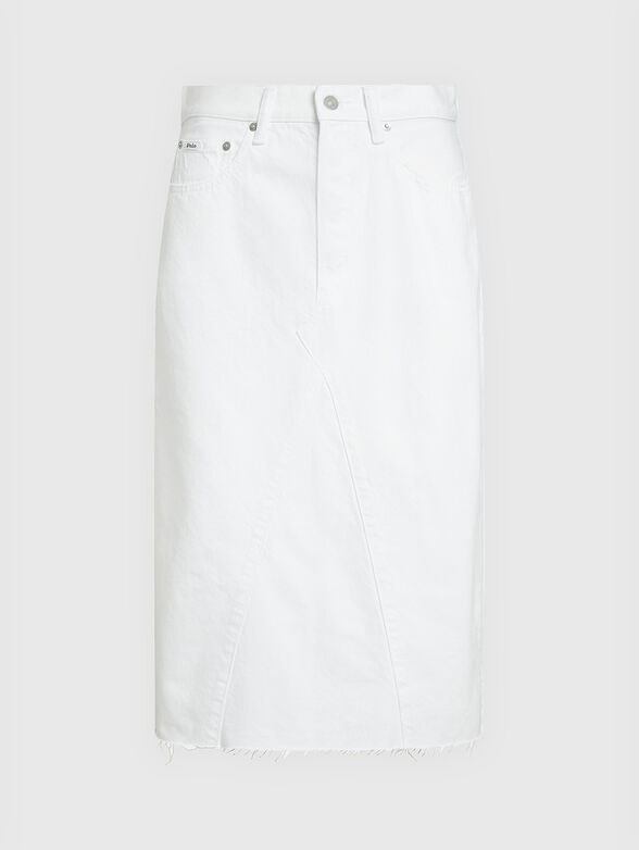 White denim skirt - 0
