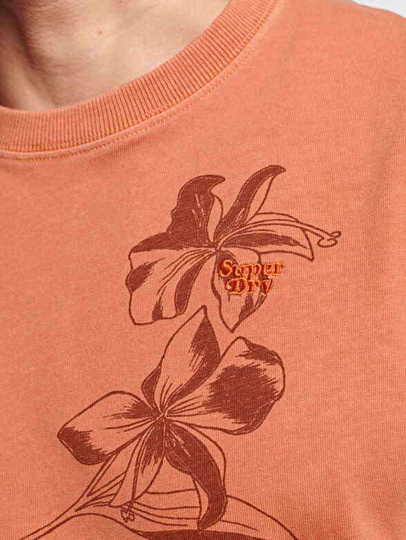 VINTAGE OD T-shirt with contrast print - 4
