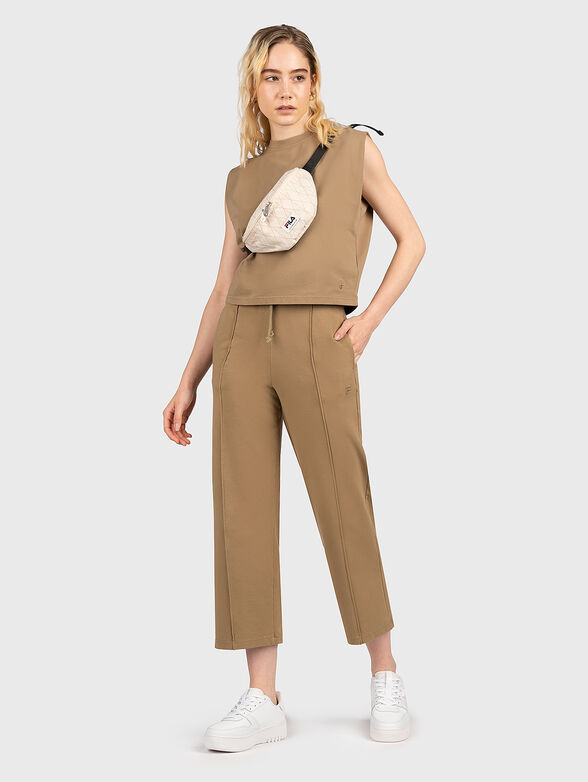 CAPILEIRA top with logo embroidery - 2