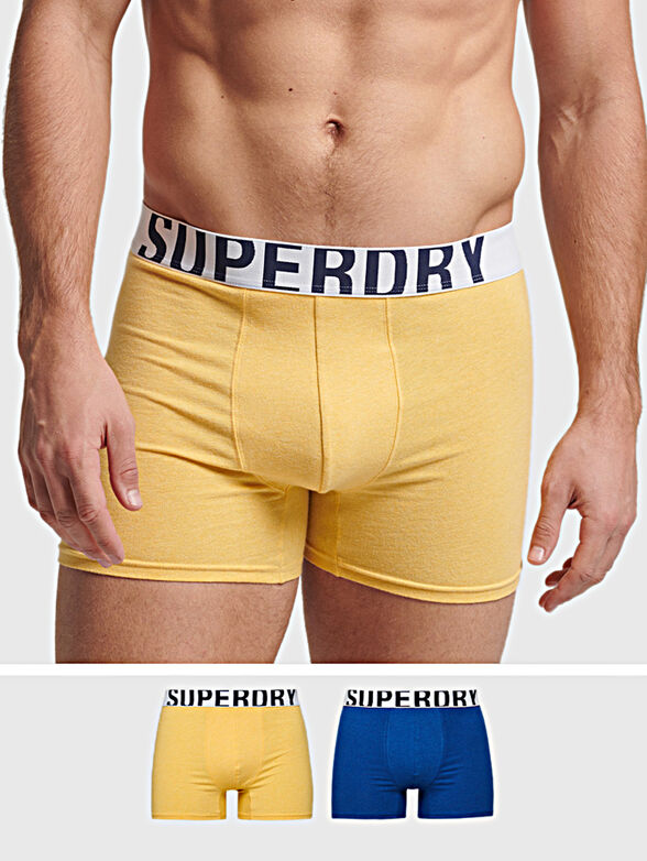 2-pack Boxers with branded logo branding - 1