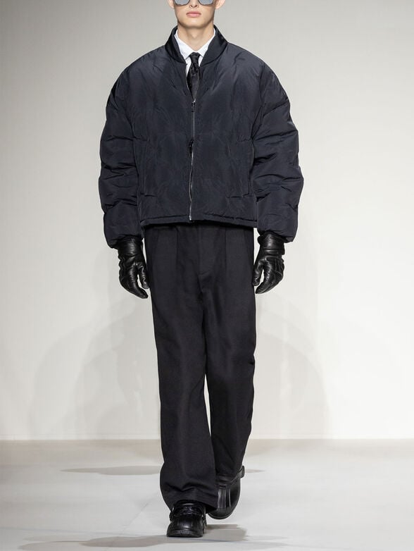 Oversized jacket with zip - 6