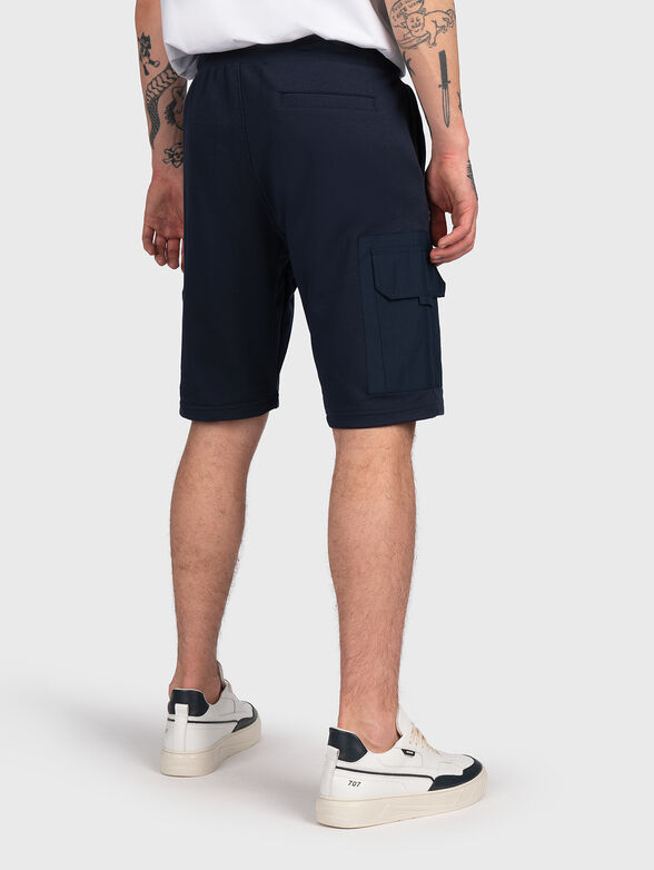 Dark blue sports shorts - 2
