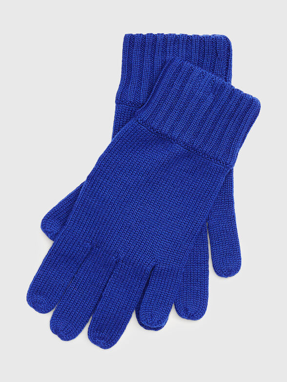 Wool knitted gloves - 1