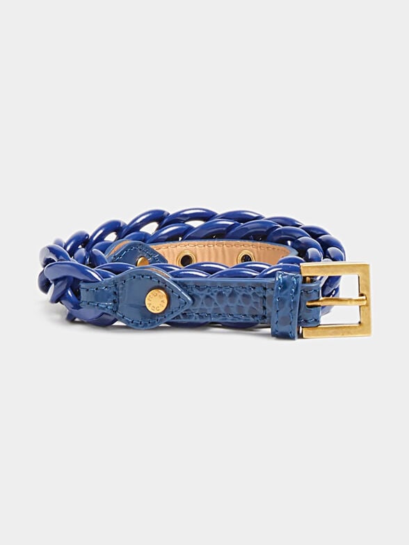 Chain belt in blue - 1