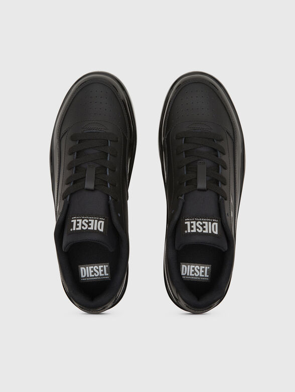  S-TRACKER-D black sport shoes with logo - 6