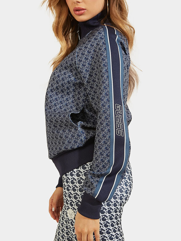 BARBARA sweatshirt with monogram logo print - 4