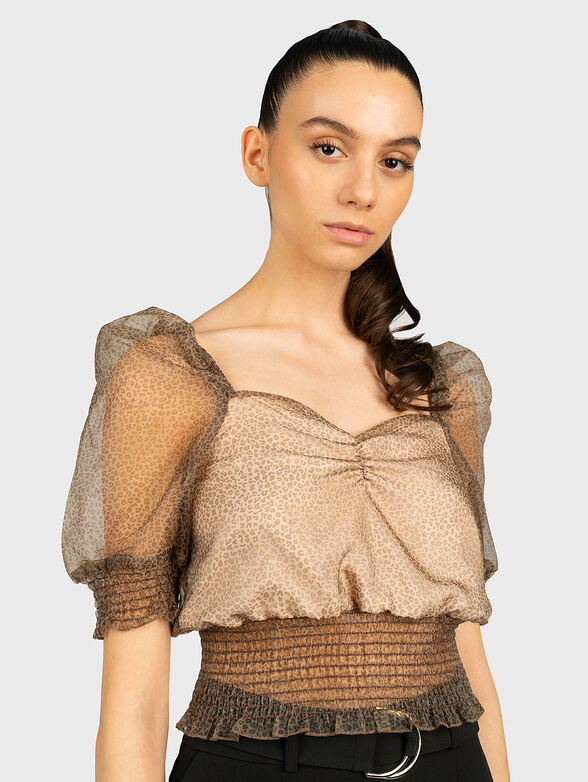 HALIMA Animal printed blouse - 2