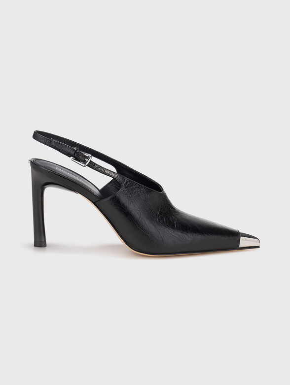 KASIA leather heeled shoes - 0