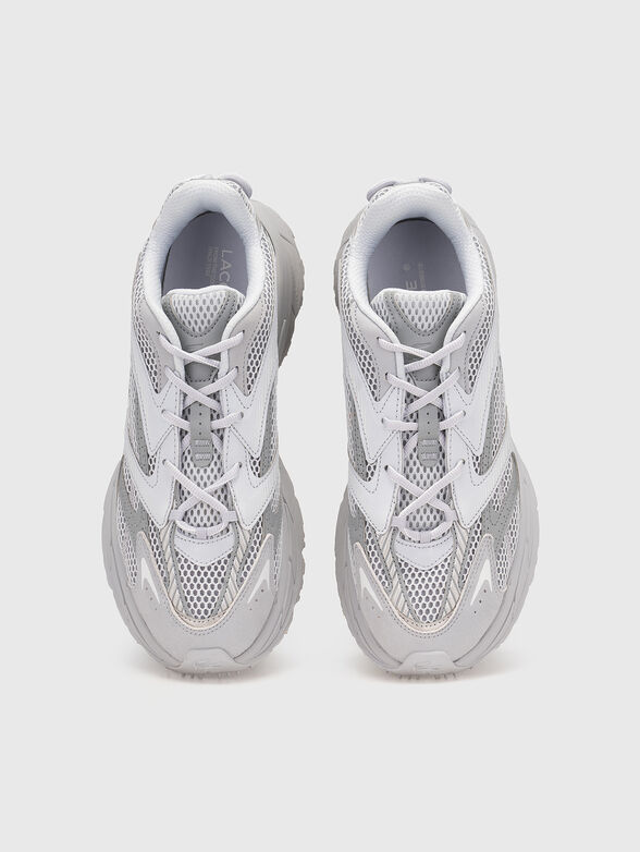 Sports shoes with logo in green - 6
