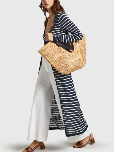 Striped dress with buttons - 3