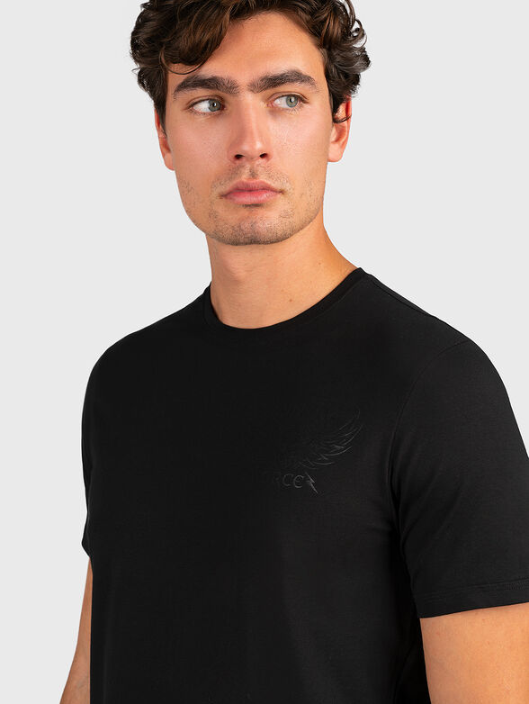 GMTS 036 black T-shirt with print on the back - 3