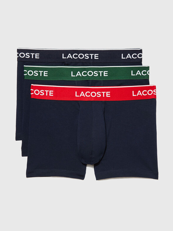 Set of three pairs of boxers with contrast tape - 1