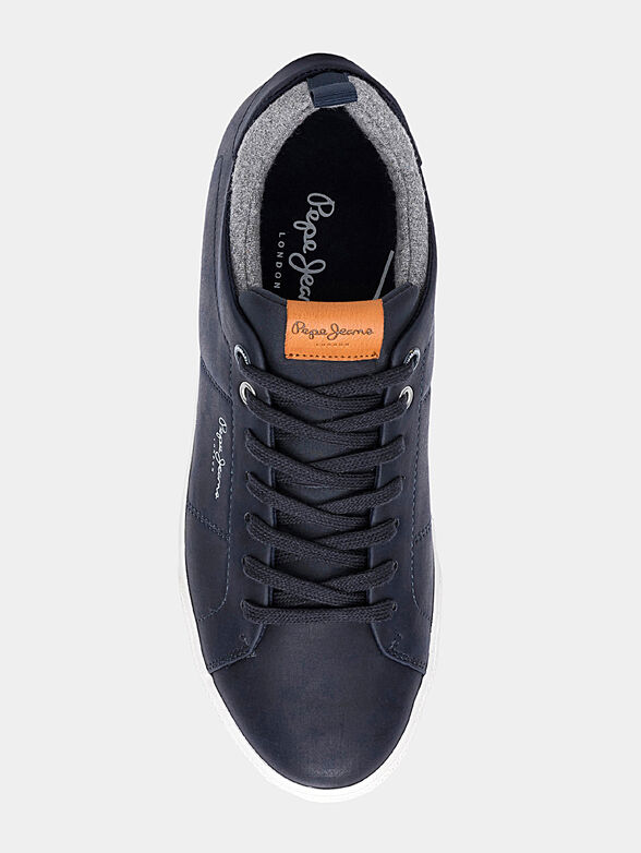 MARTON Black sneakers with logo inscription - 4