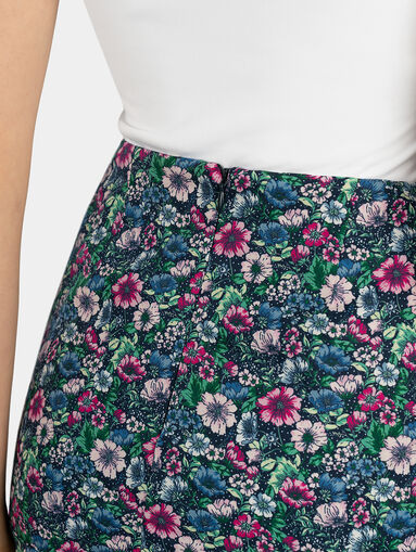 TULA skirt with floral print - 5