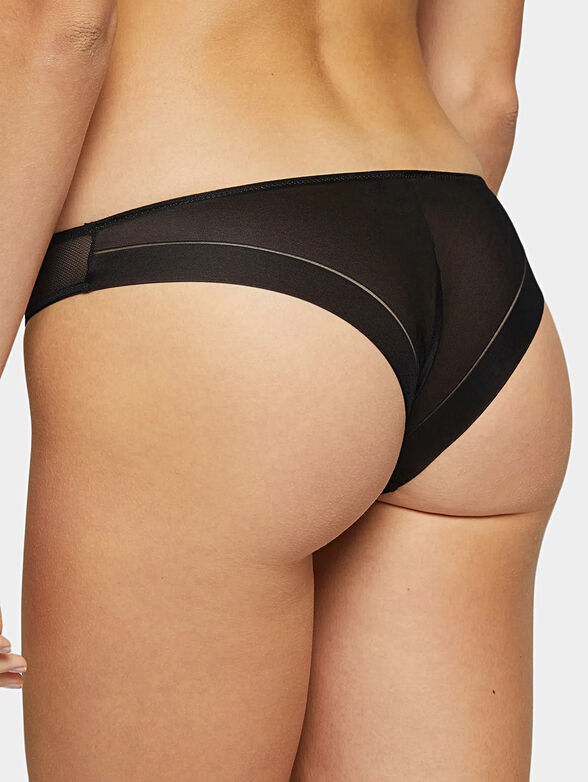 SPACE brazilian briefs in black color - 2