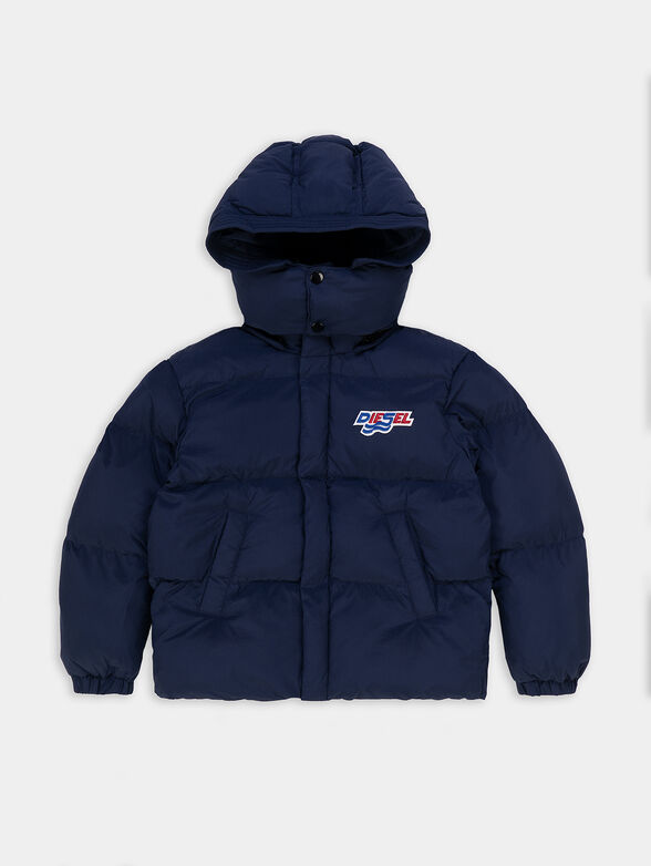 GIACCA padded unisex blue jacket - 1
