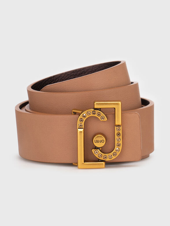Double-face belt with logo buckle - 1