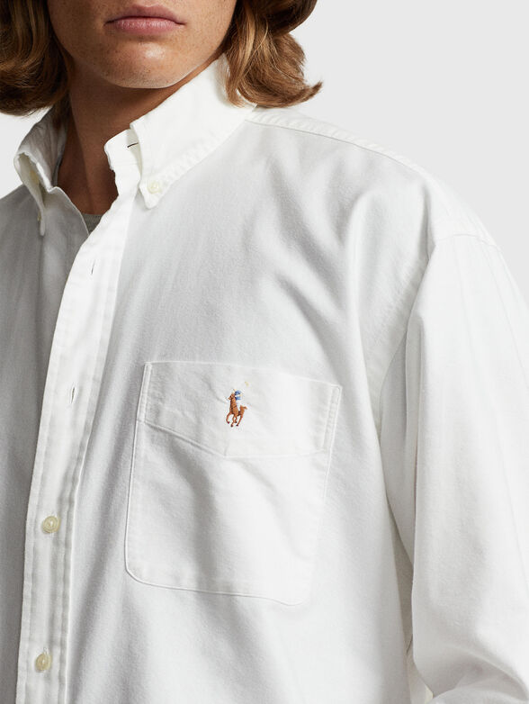 White cotton shirt  - 3