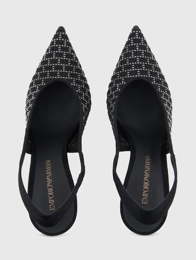 Heeled shoes with rhinestones - 5