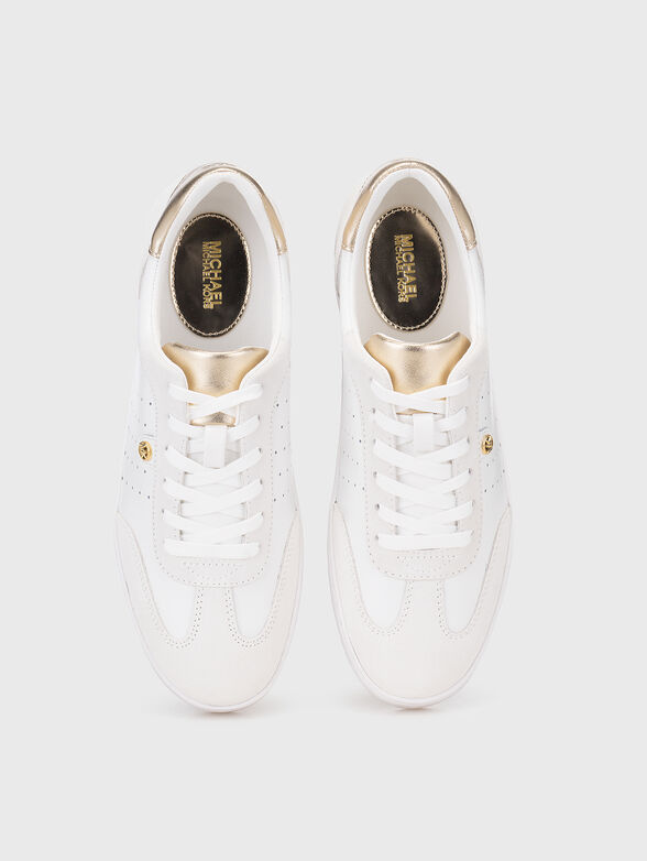 SCOTTY  lace up sneakers in leather - 5