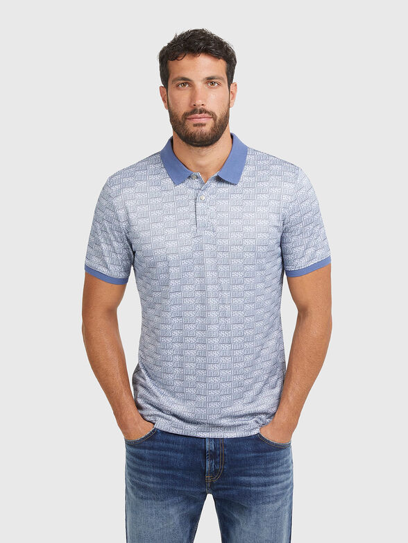 Polo-shirt with monogram print - 1