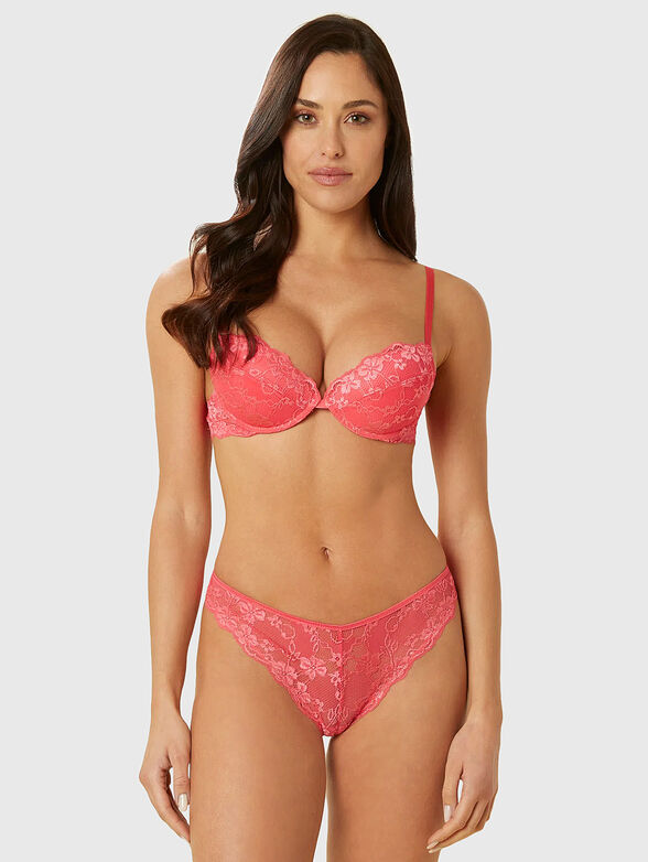 PRIIMULA COLOR push-up bra with lace accents - 2