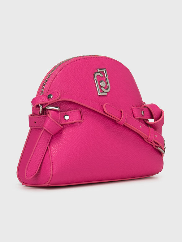 Black crossbody bag with logo element - 6