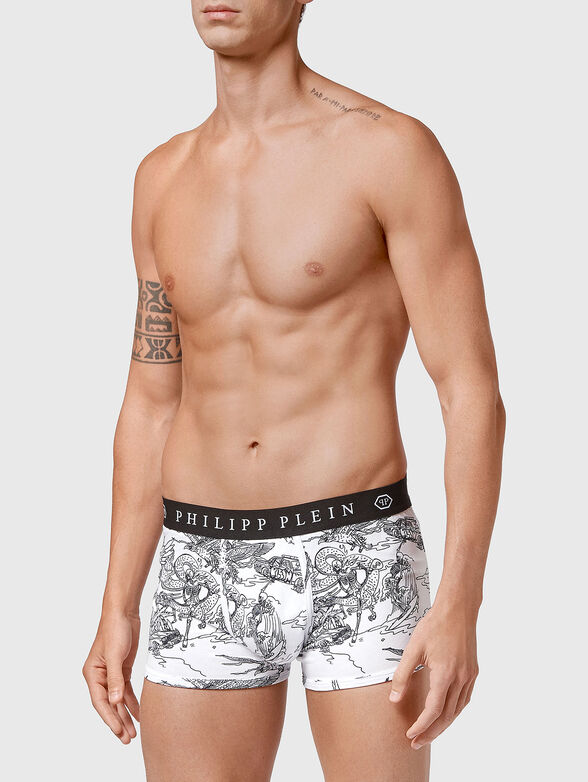 SKELETON TATTOO print boxers - 0