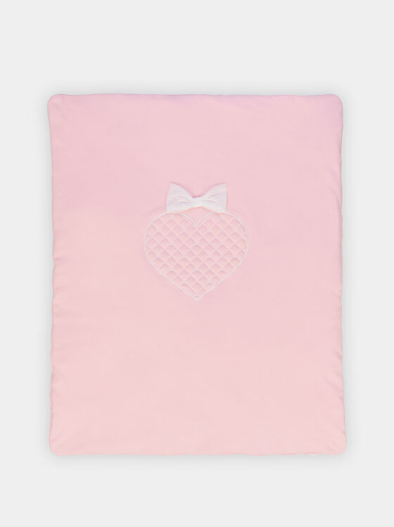 Pink cotton blanket - 1