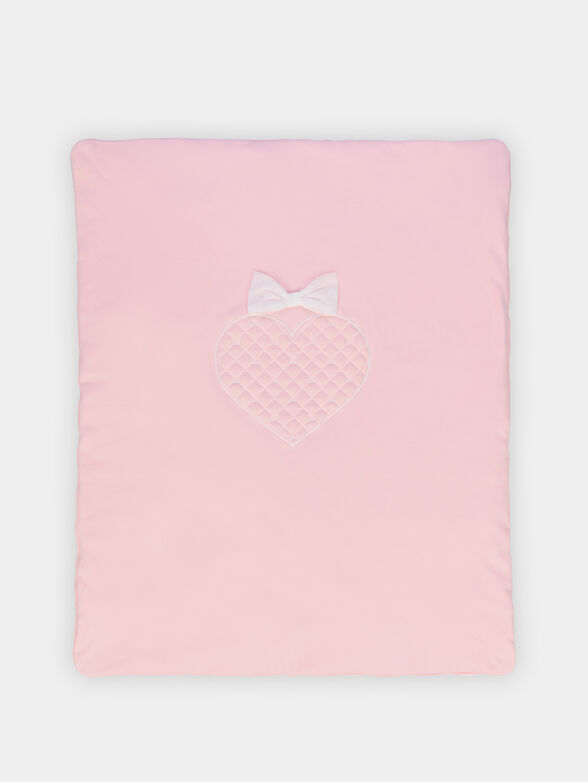 Pink cotton blanket - 1