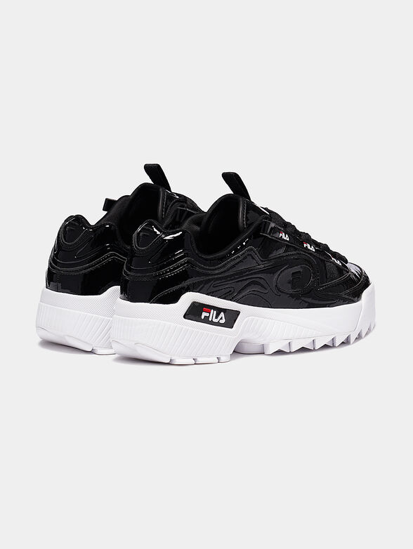 D-FORMATION Patent look sneakers - 3