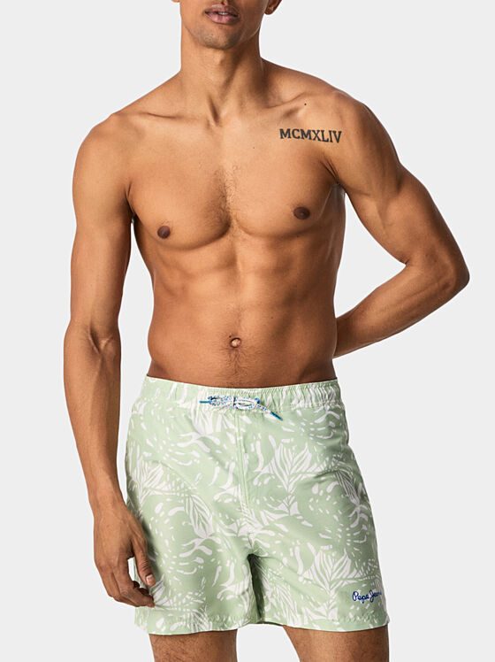 Beach shorts RODOLFO with floral print - 1