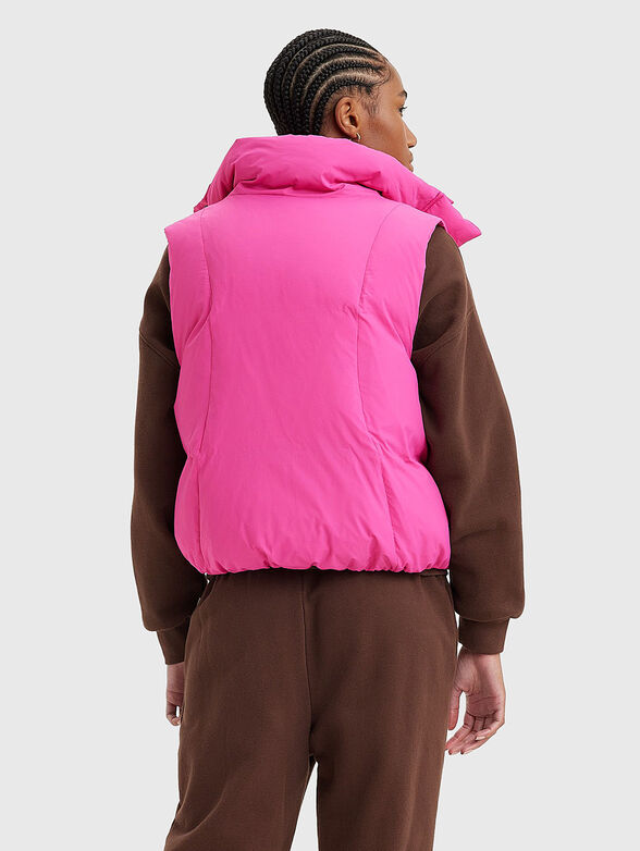 PILLOW BUBBLE vest in fuxia - 2