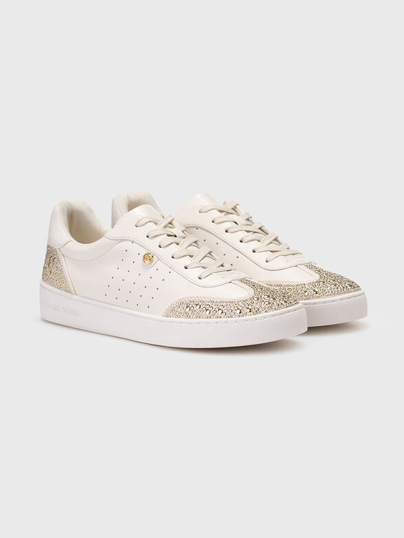 SCOTTY leather sports shoes with rhinestones - 1