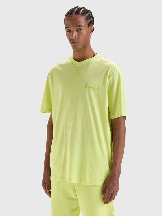 T-shirt με λογότυπο σε πράσινο χρώμα - 1