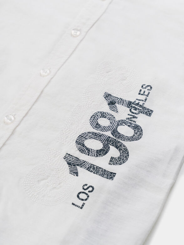 Linen blend shirt - 2