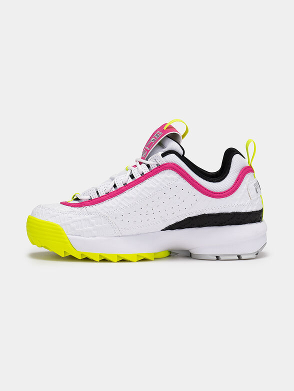 DISRUPTOR black sneakers with colorful accents  - 4