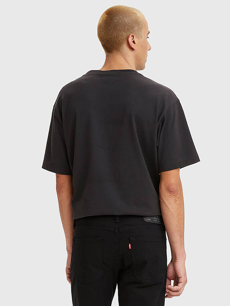 Black jeans with logo detail - 2