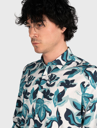 BARCELONA floral printed shirt - 5