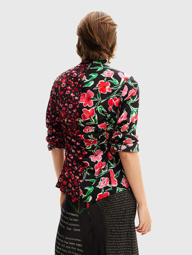 Shirt with floral print  - 3