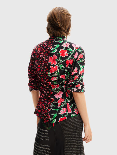 Shirt with floral print  - 2