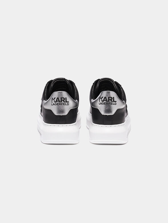 KAPRI Black sneakers with contrasting heel - 3